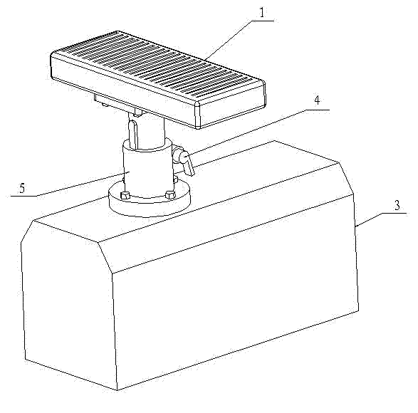 Processing platform assembly of wood polishing machine