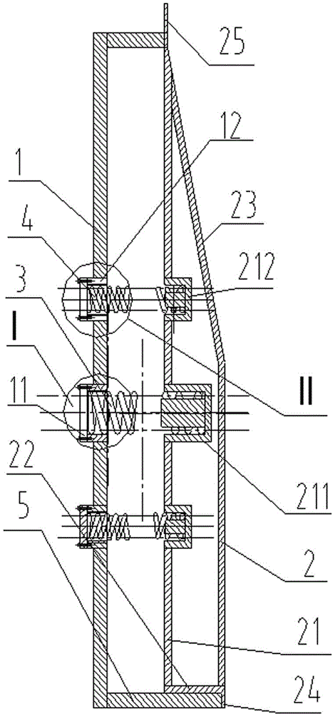 Automatic blocking preventing device for separation plate of garbage compressor