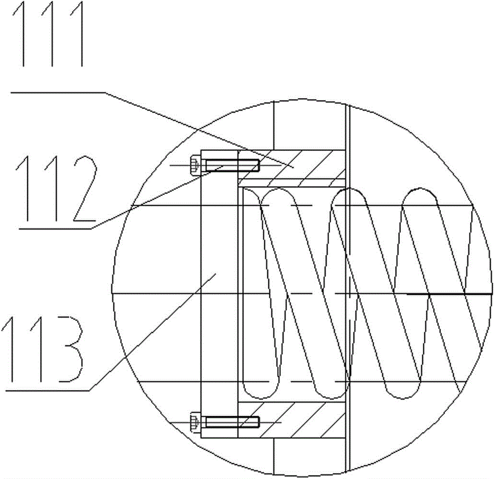 Automatic blocking preventing device for separation plate of garbage compressor