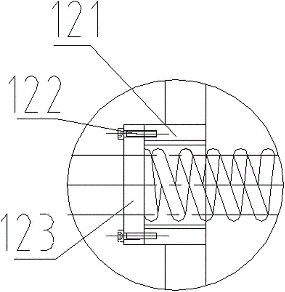 Automatic blocking preventing device for separation plate of garbage compressor