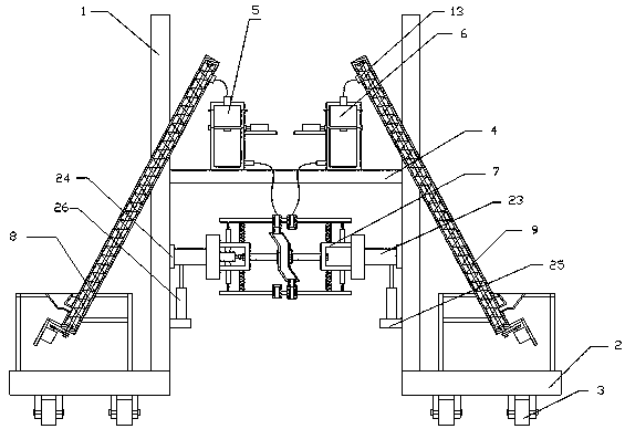 Feeding robot for nanofiber production