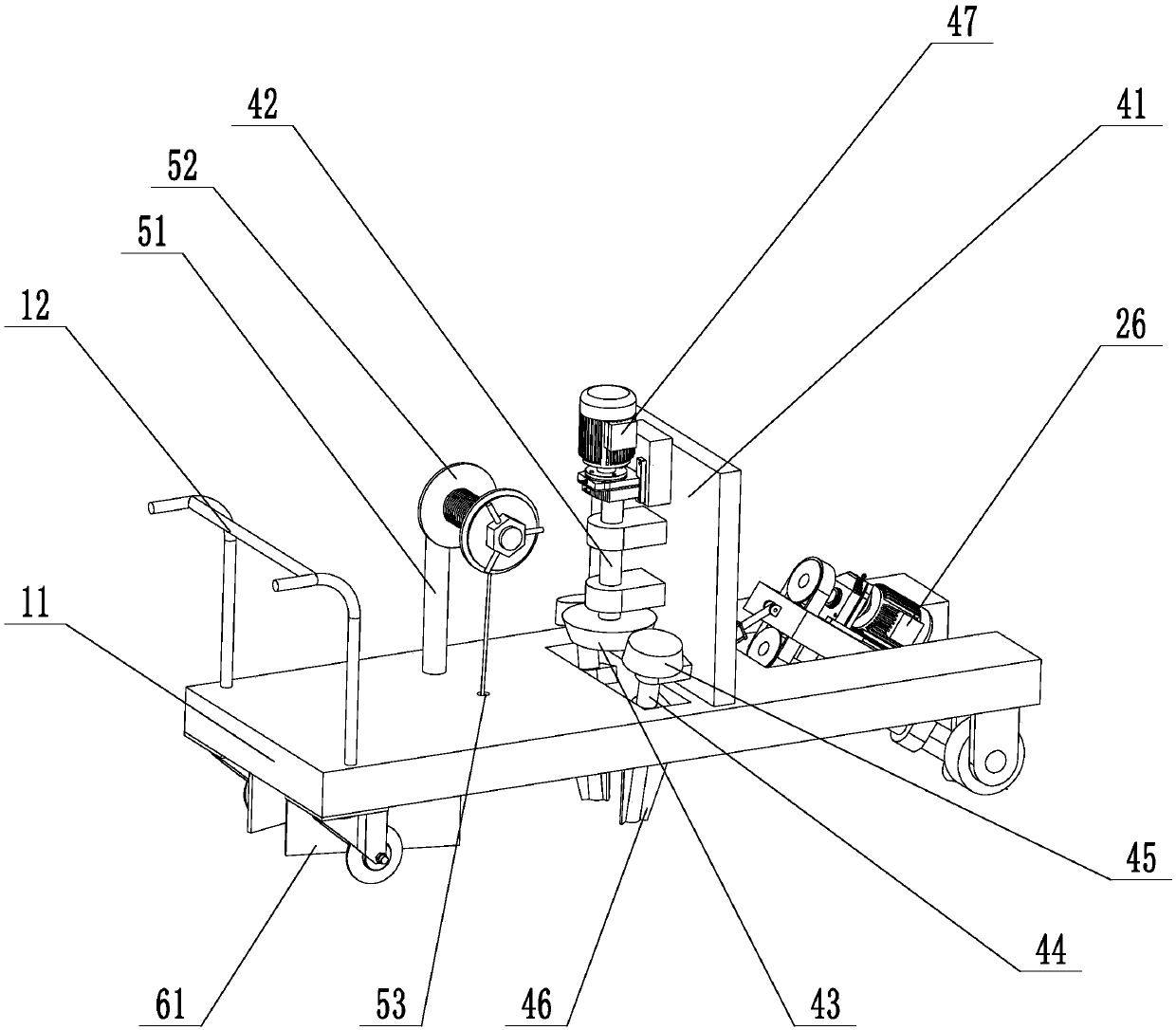 Cable laying device