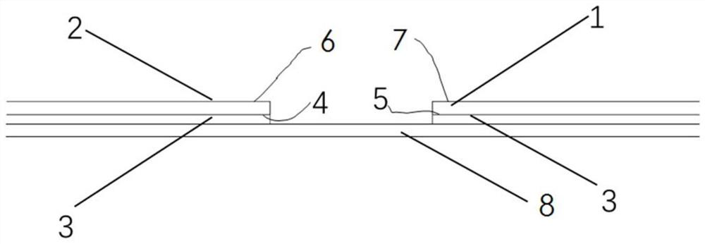 Transverse anti-symmetric elastic wave excitation device and preparation method