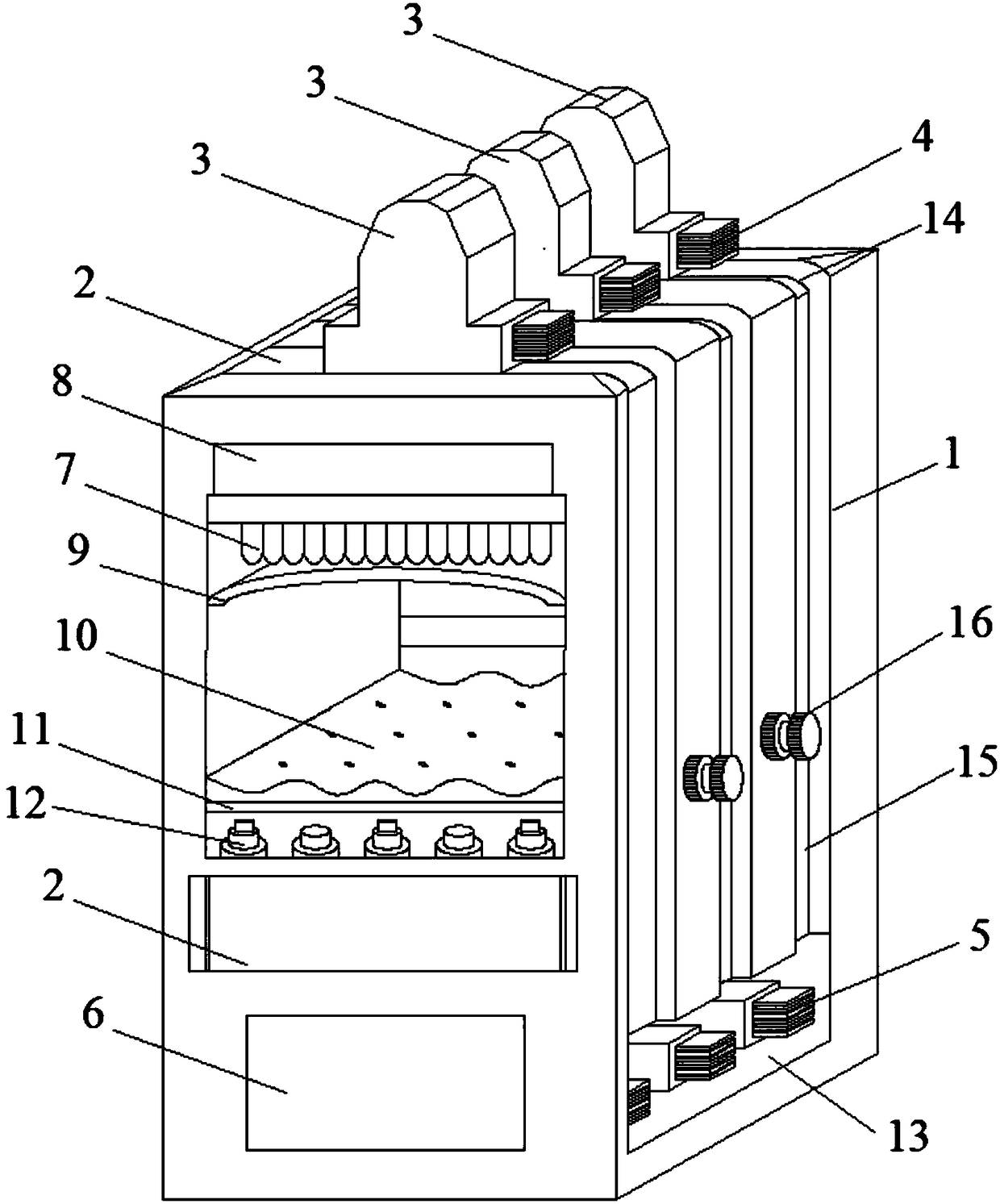 Infrared LED finger vein collecting device with adjustable brightness