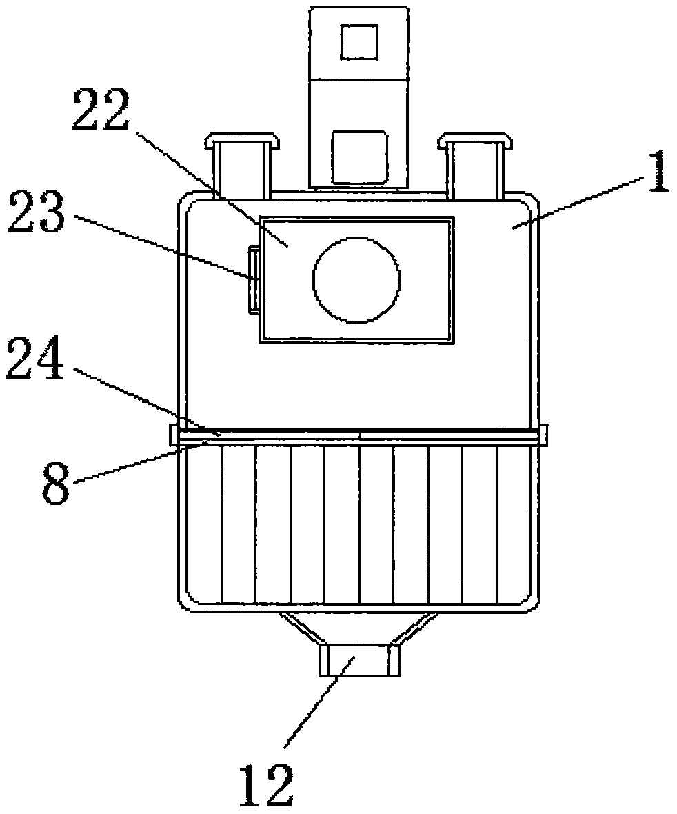 Mixing and stirring device capable of uniformly heating for producing calcium silicate board