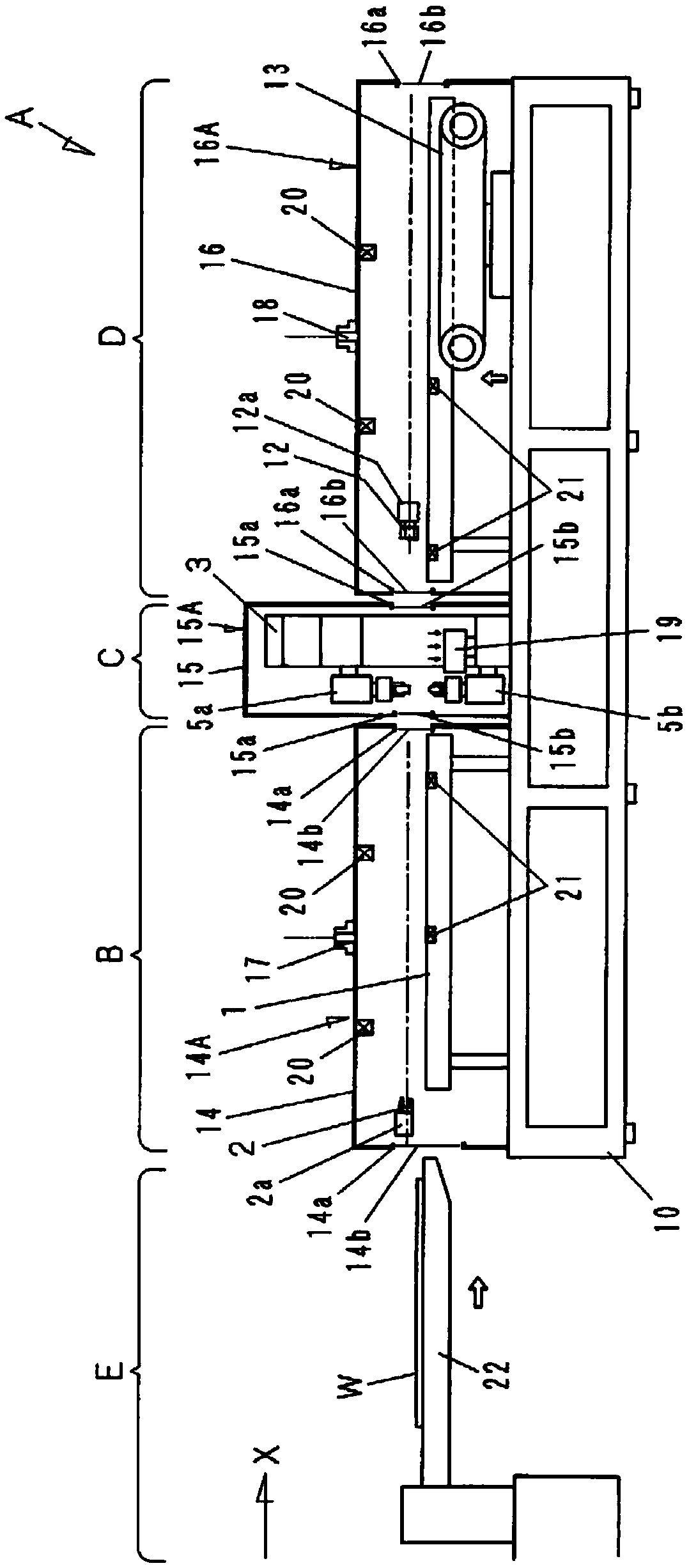 Antistatic device and substrate machining apparatus comprising the antistatic device