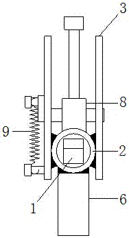 Tension device for installation and adjustment of chain, and tension method thereof