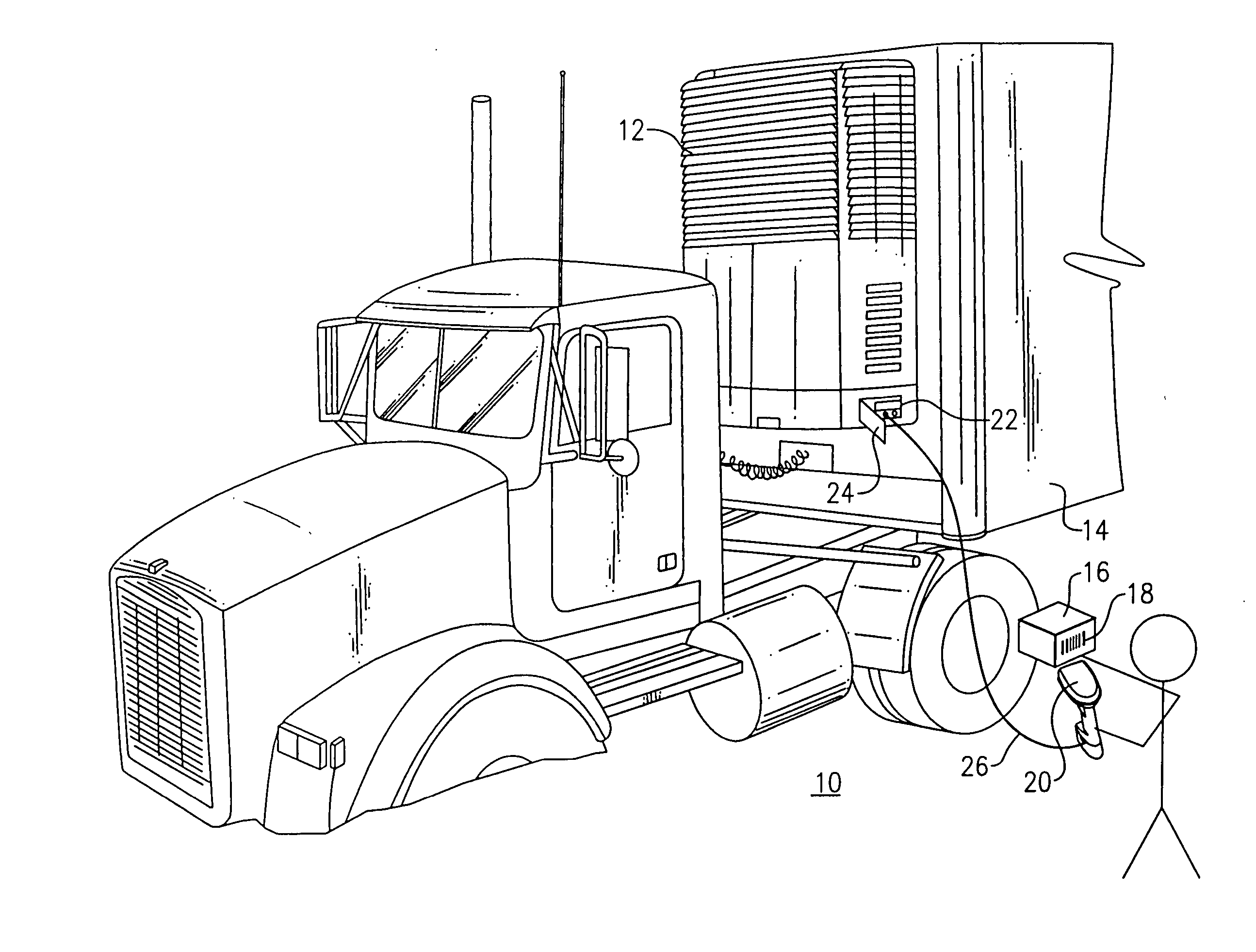 System for identifying transported goods