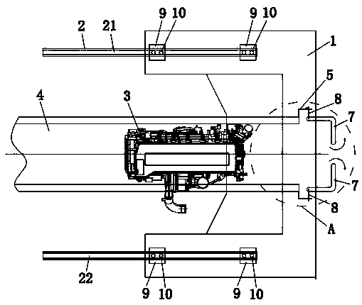 Control method for safe opening of integrated movement type engine cover of foam fire truck