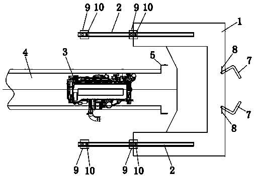 Control method for safe opening of integrated movement type engine cover of foam fire truck