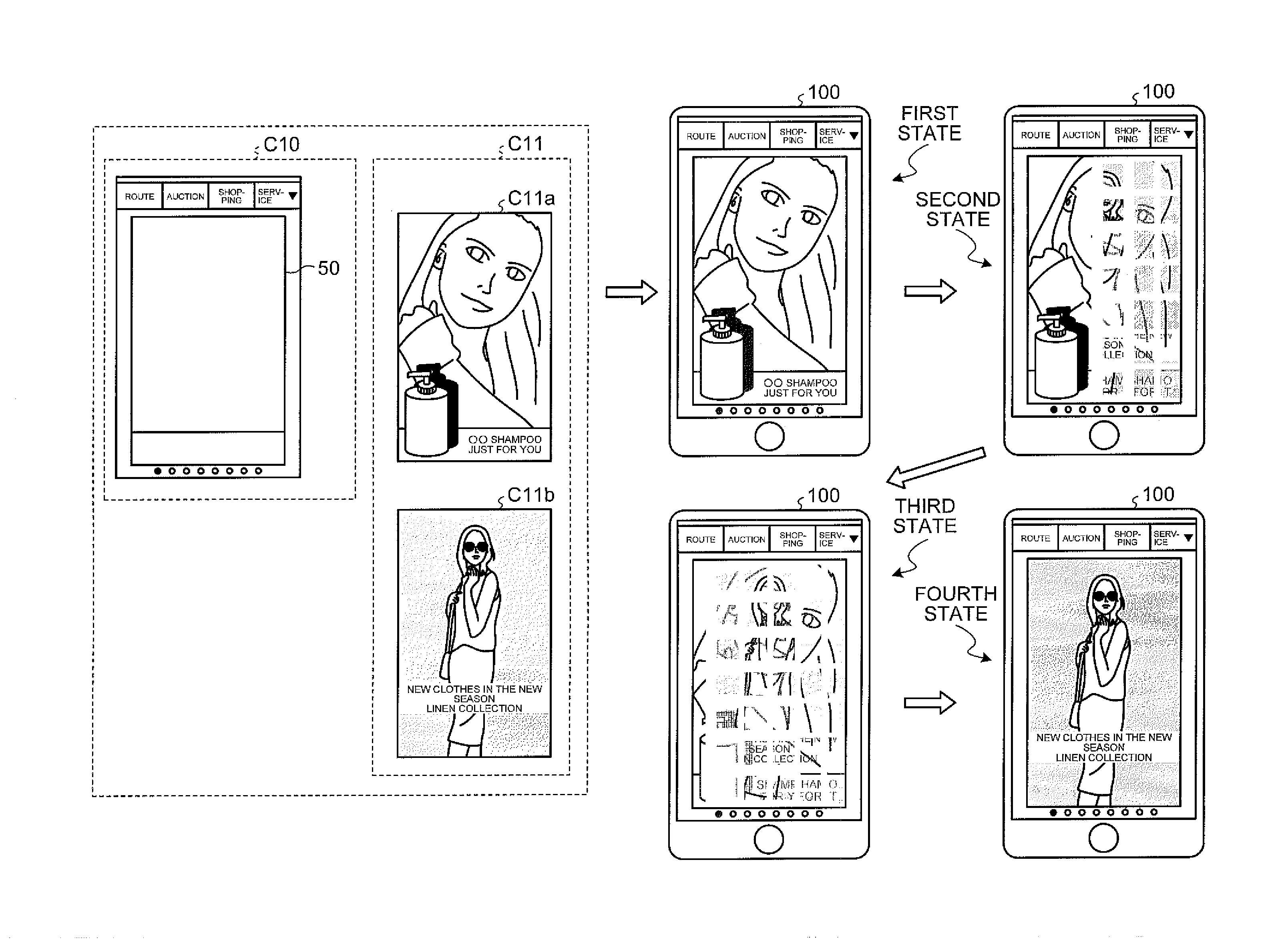 Information display device, distribution device, information display method, and non-transitory computer readable storage medium