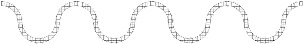 Stretchable ultrasonic transducer array