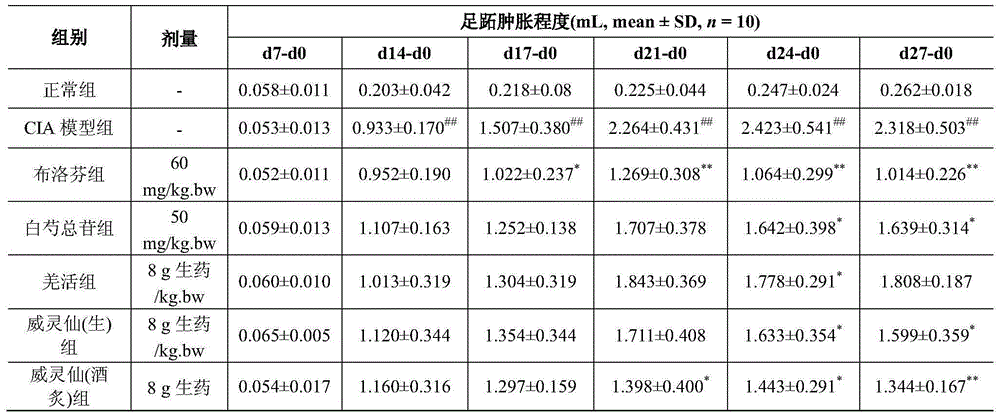 Traditional Chinese medicine composition for treating rheumatoid arthritis and preparation method thereof