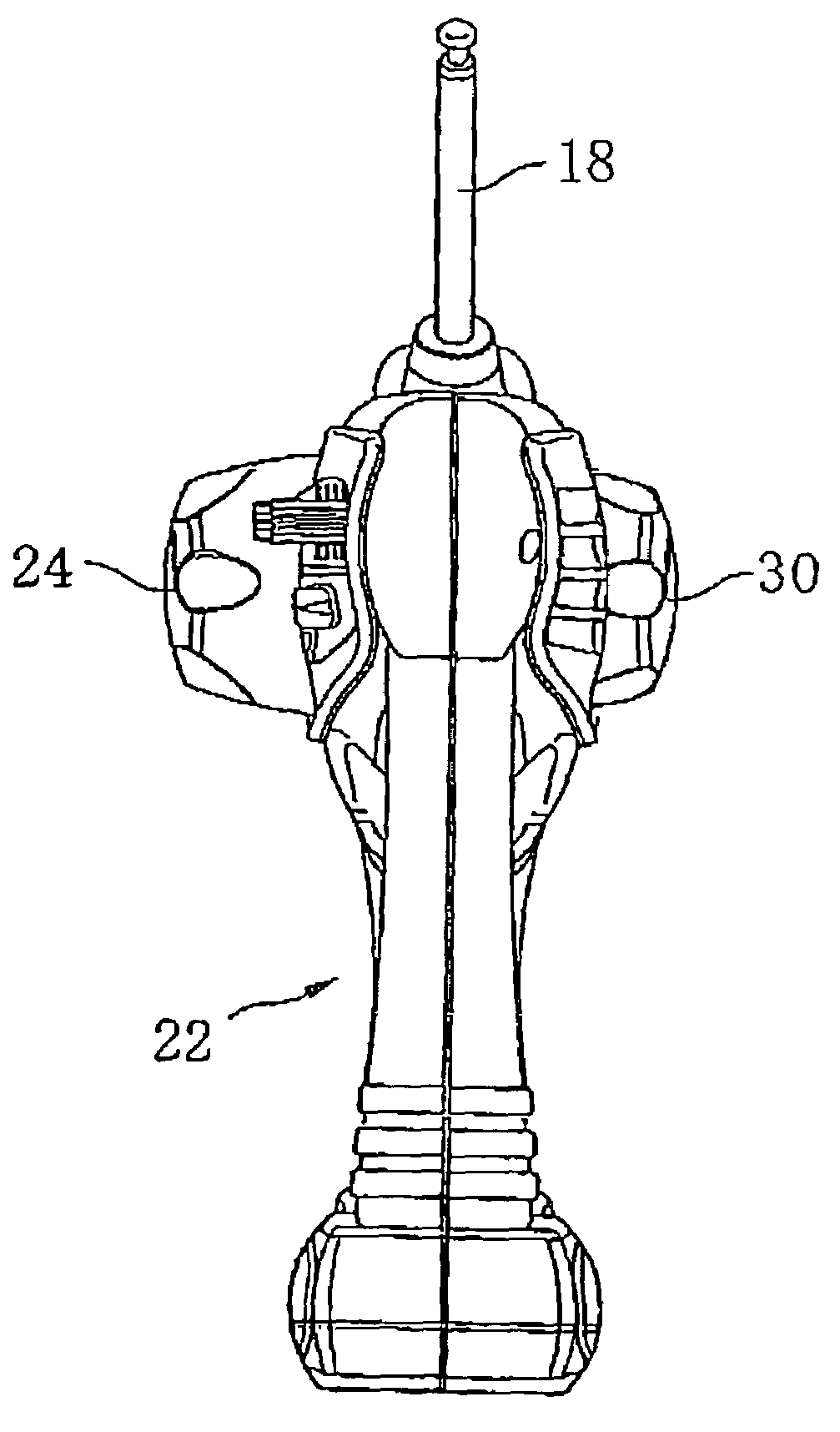 Transmitter for radio control