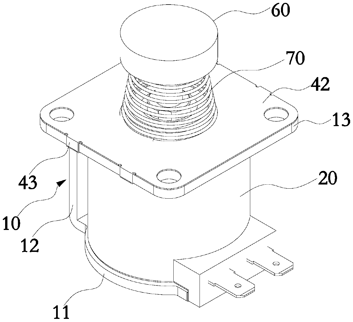 Electromagnetic valve and gas device