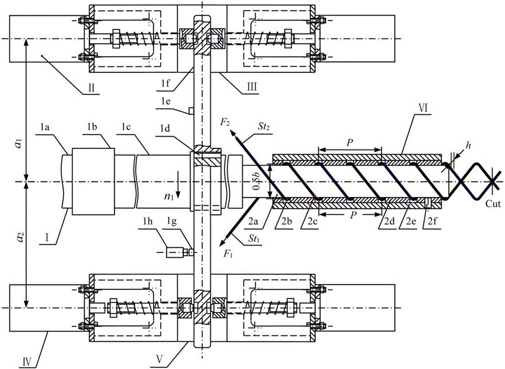 Main shaft double-position positioning device for rhombic metal mesh knitting machine