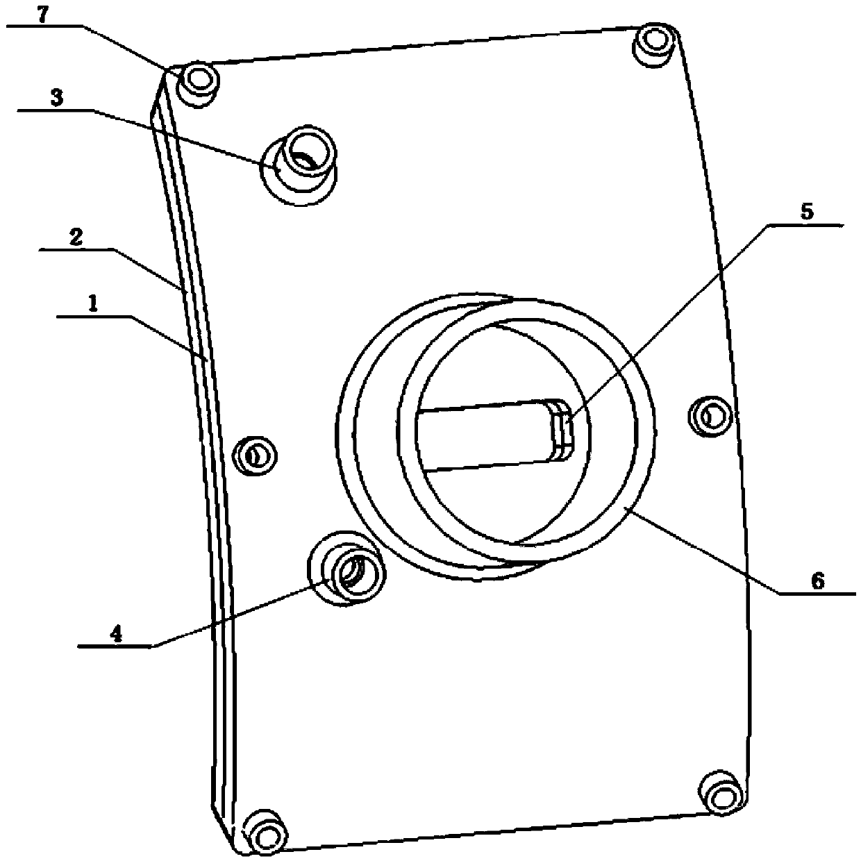 Special water-cooling reflecting cover for laser processing