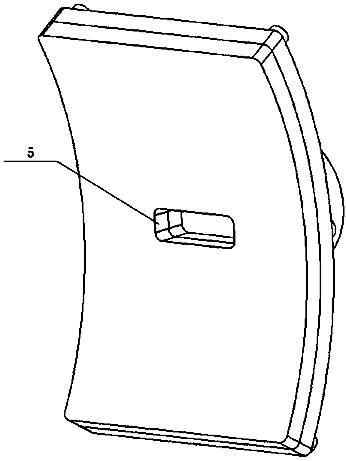 Special water-cooling reflecting cover for laser processing