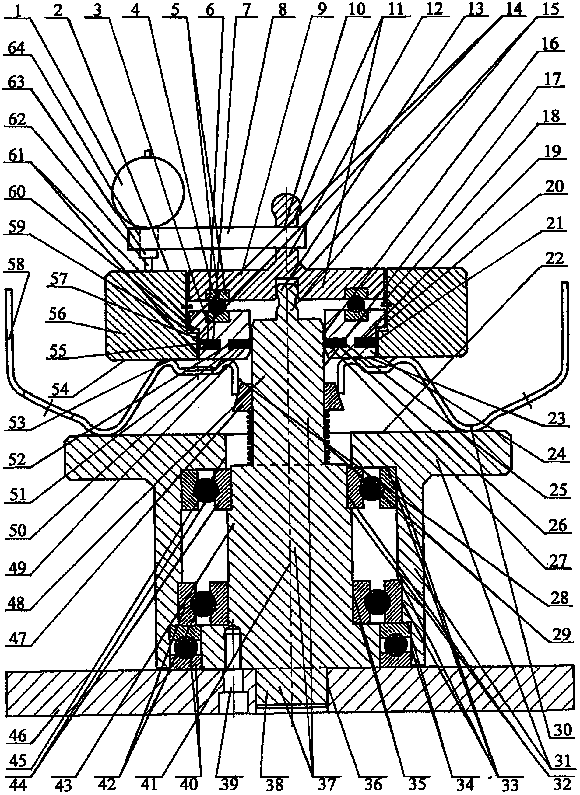 Wheel spoke plane difference inspection device