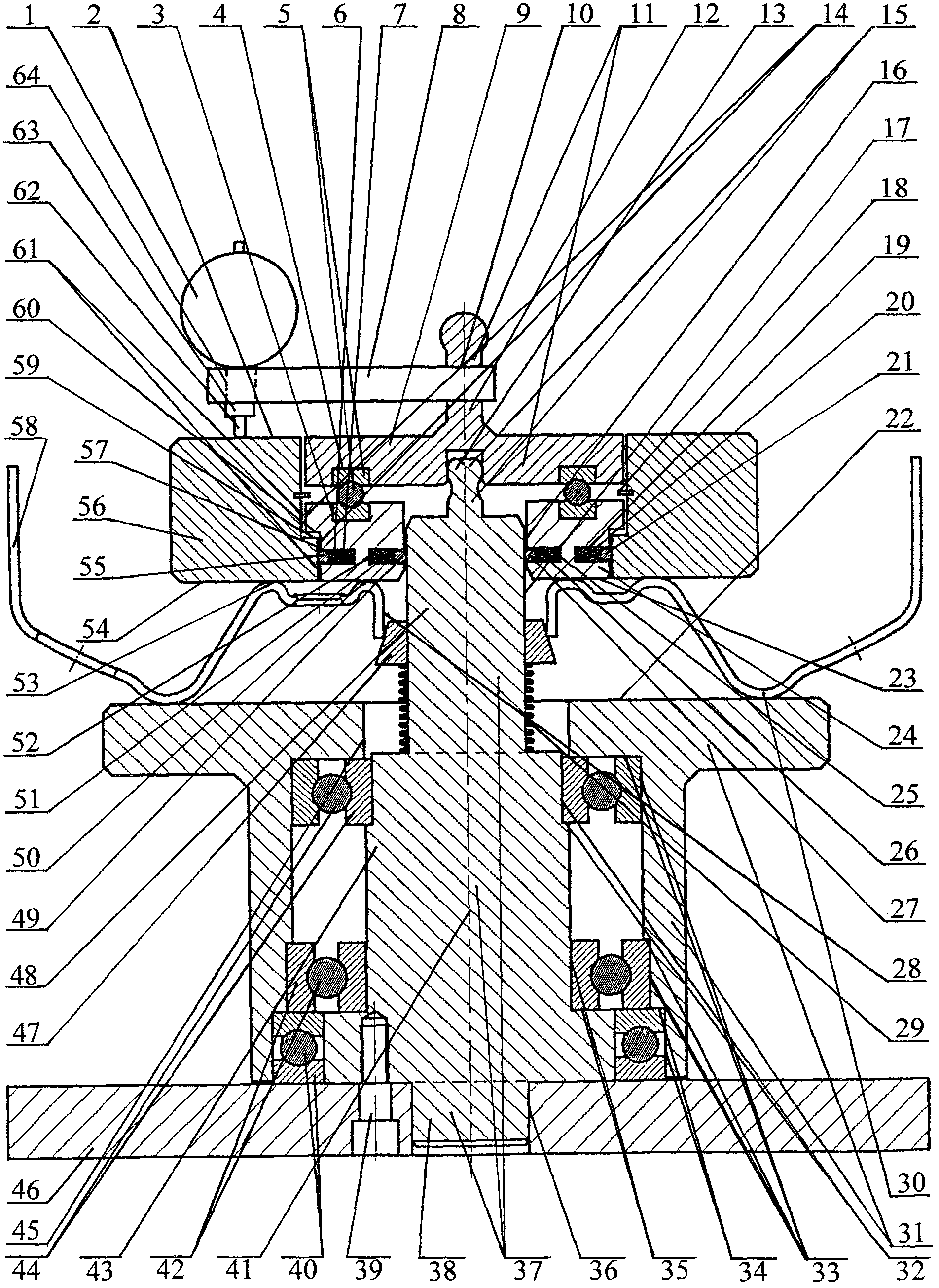 Wheel spoke plane difference inspection device