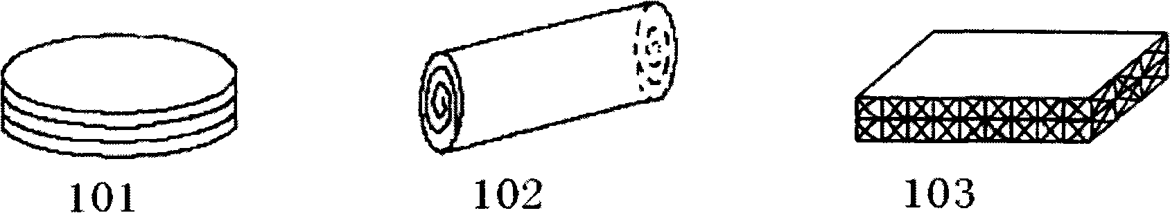 Individual soldier water purifier applying composite nano water purifying material