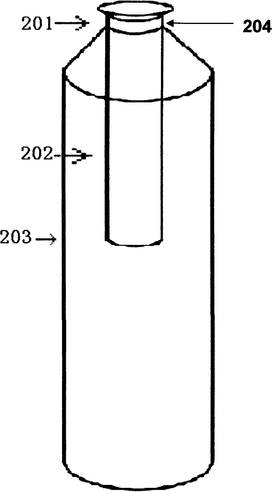 Individual soldier water purifier applying composite nano water purifying material