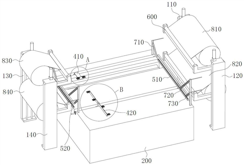 Outer film coating supply device and film coating machine