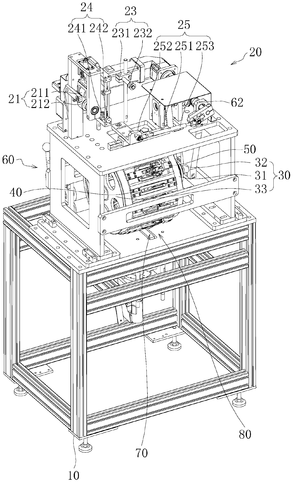 Ear band continuous welding machine