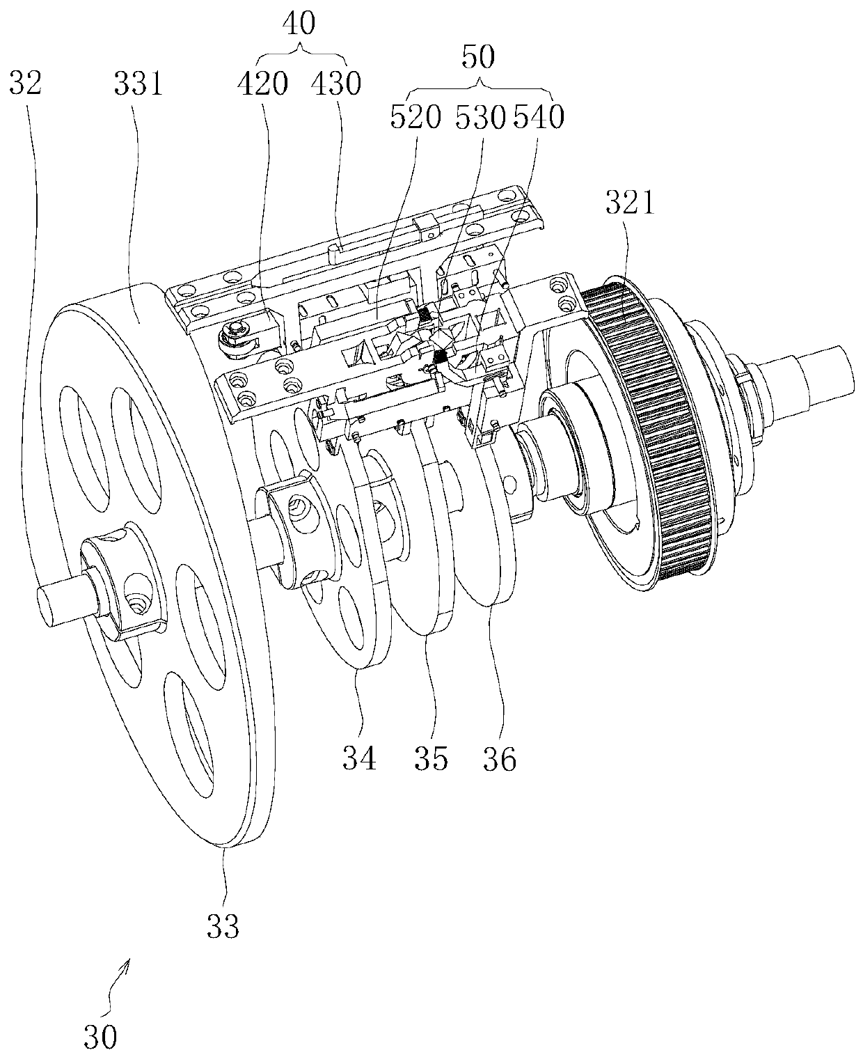 Ear band continuous welding machine