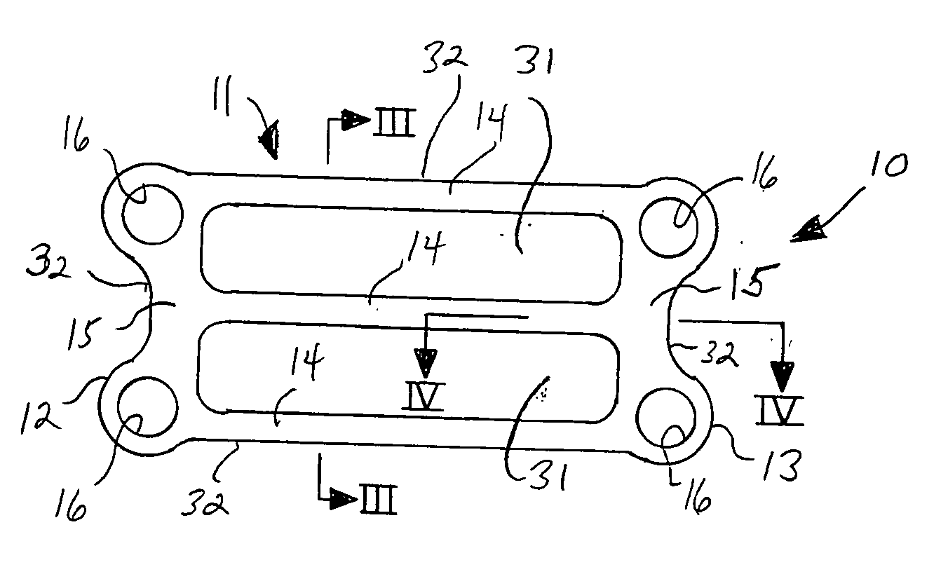 I-beam configuration bone plate