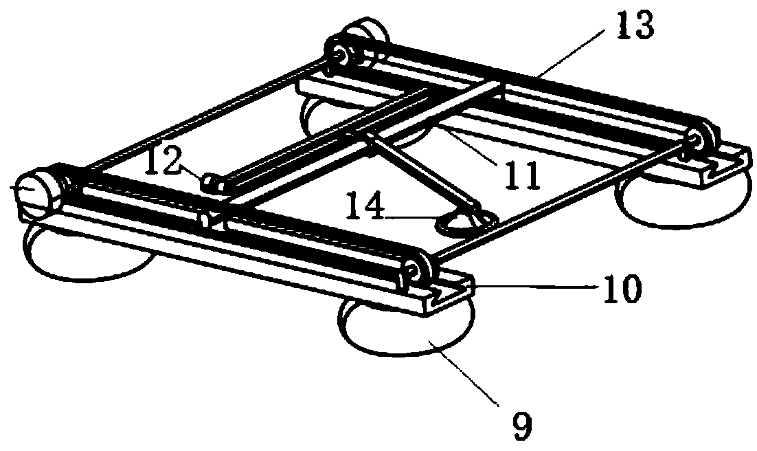 Nondestructive testing method and system for external field airplane surface honeycomb structure corrosion damage