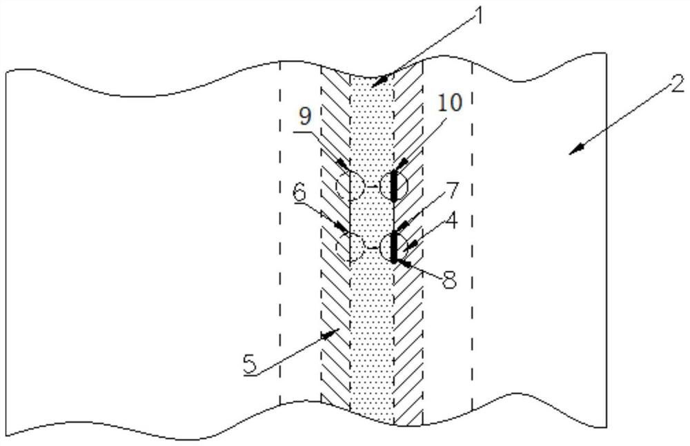 Method for positioning reverse reinforcing structure of ship by adopting ultrasonic thickness measurement