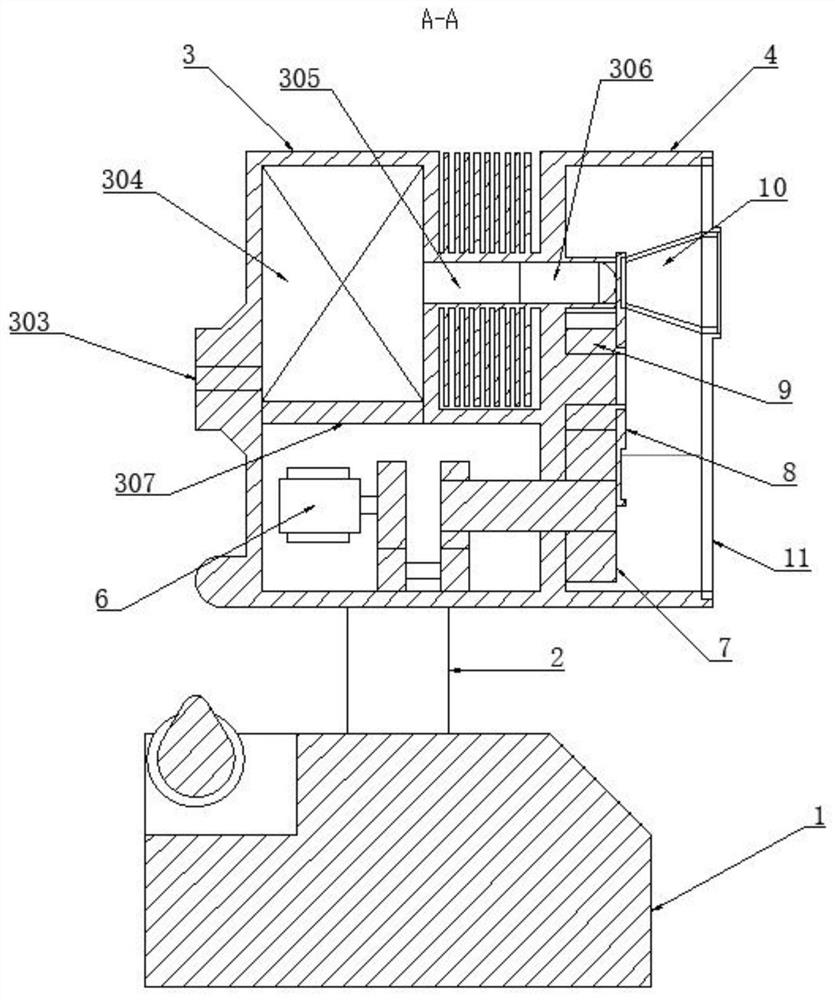 Landscape lamp and picture conversion mechanism thereof