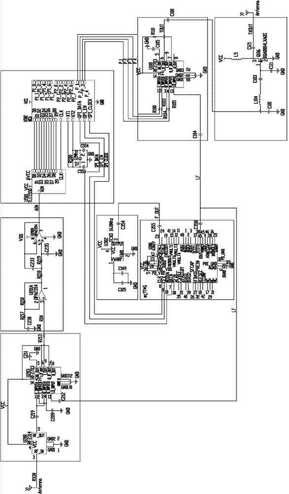 Antiferromagnetic resonance radio frequency identification ticket management terminal