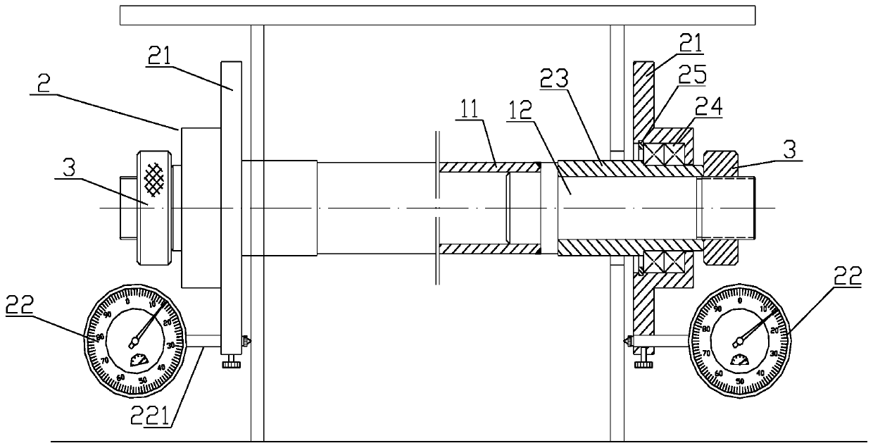 Measuring tool and method for measuring thickness of adjusting gasket of guide vane equipment