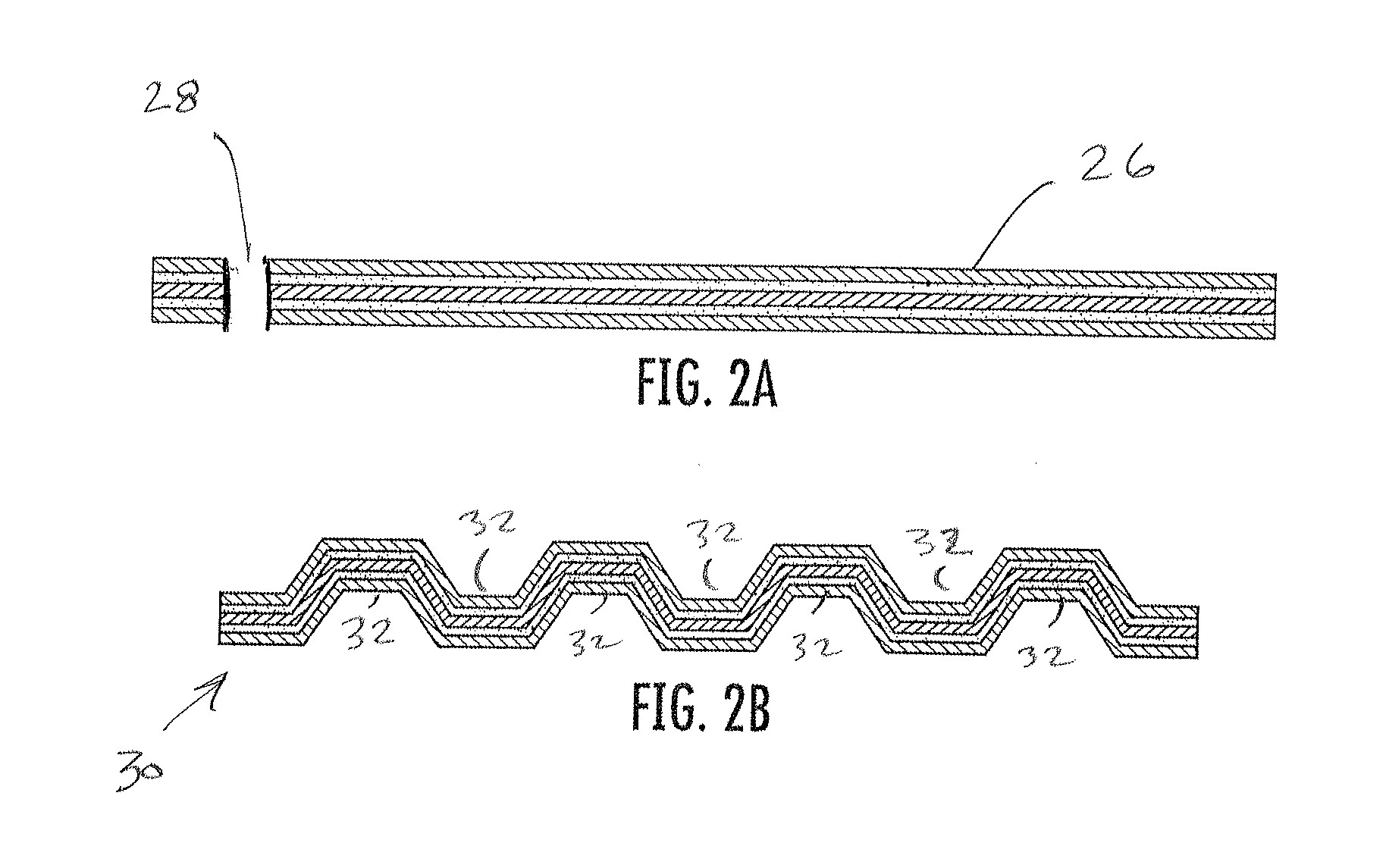 Fuel cell composite flow field element and method of forming the same