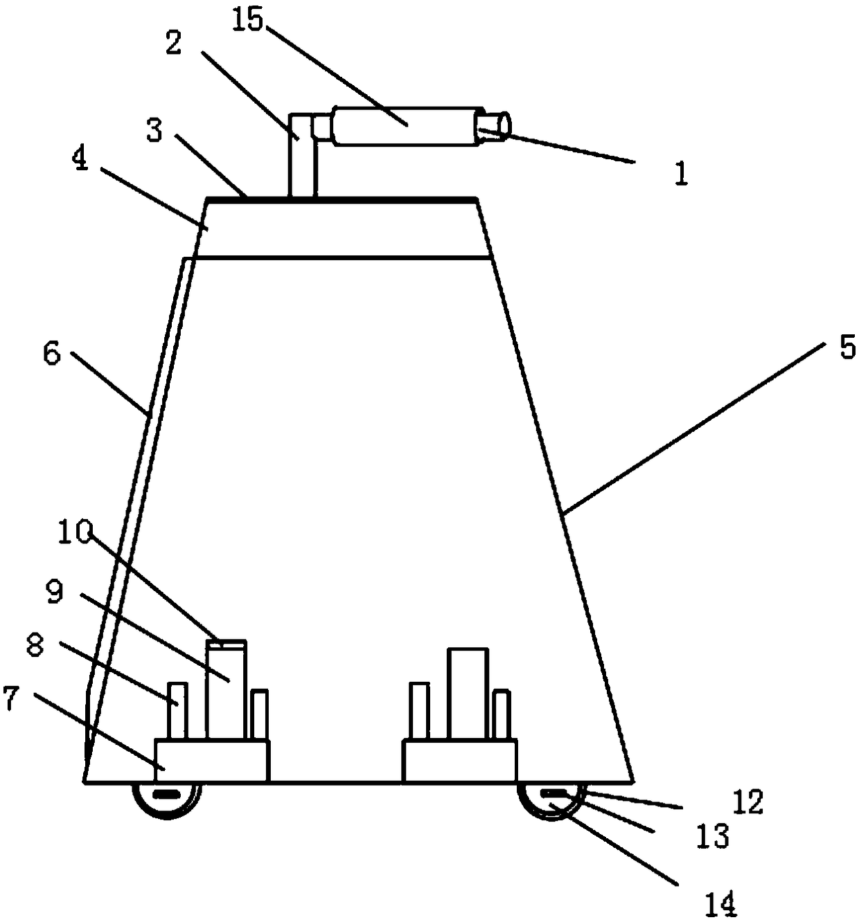 Bearing device for hydraulic measurement tool