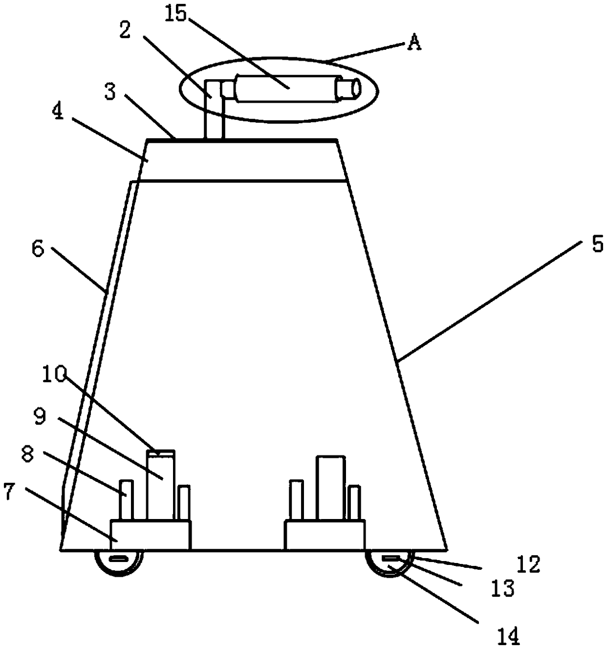 Bearing device for hydraulic measurement tool