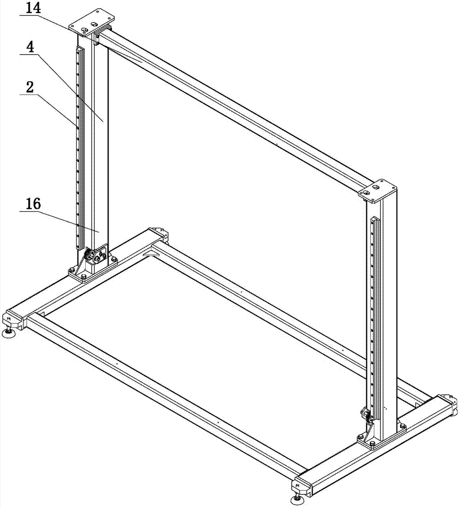 Solar cell assembly gantry storage stacking machine