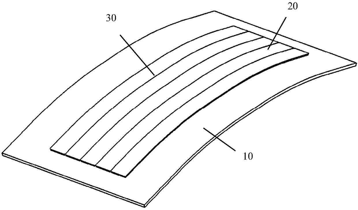 Production process method for die pressing composite material leaf springs