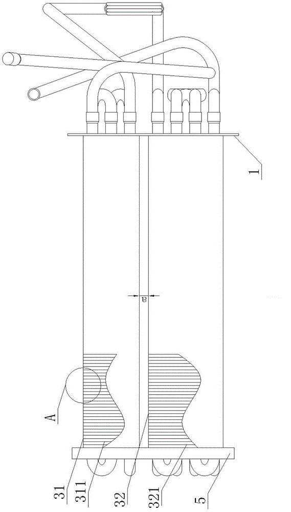 Radiator for dryer in washing machine