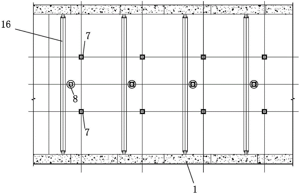 Construction method of structural system with structural floors as horizontal braces