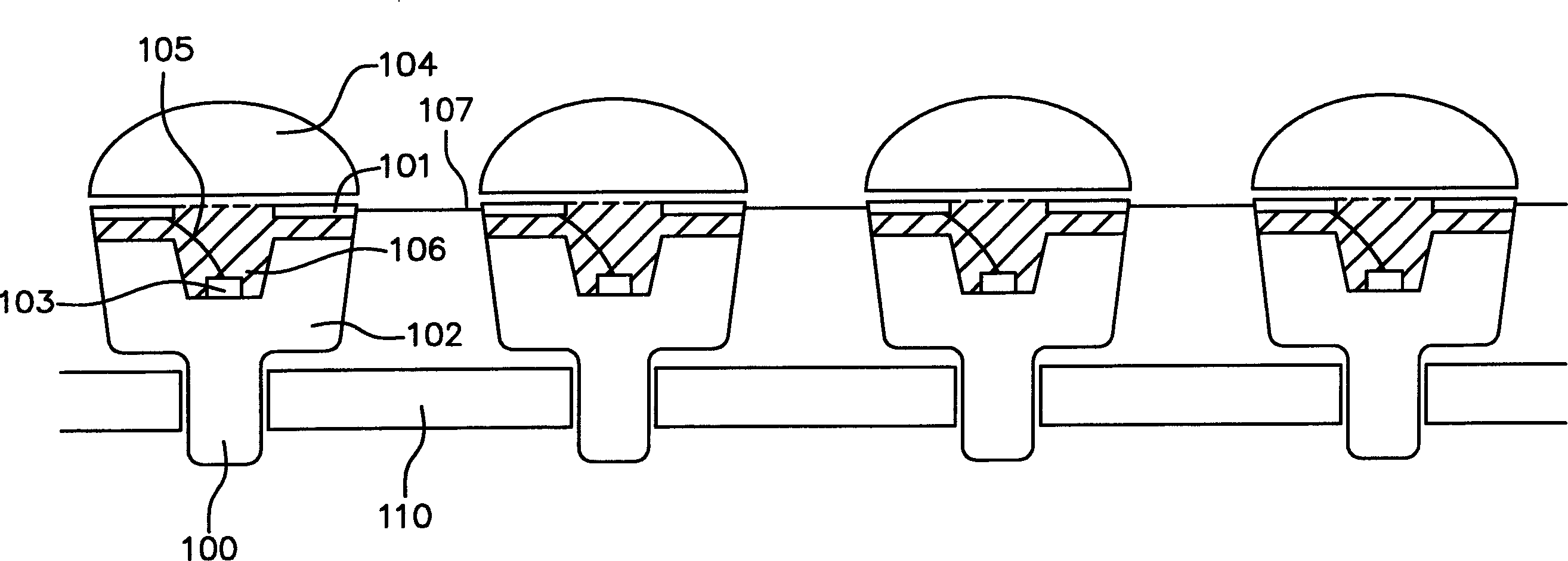 High power LED array module