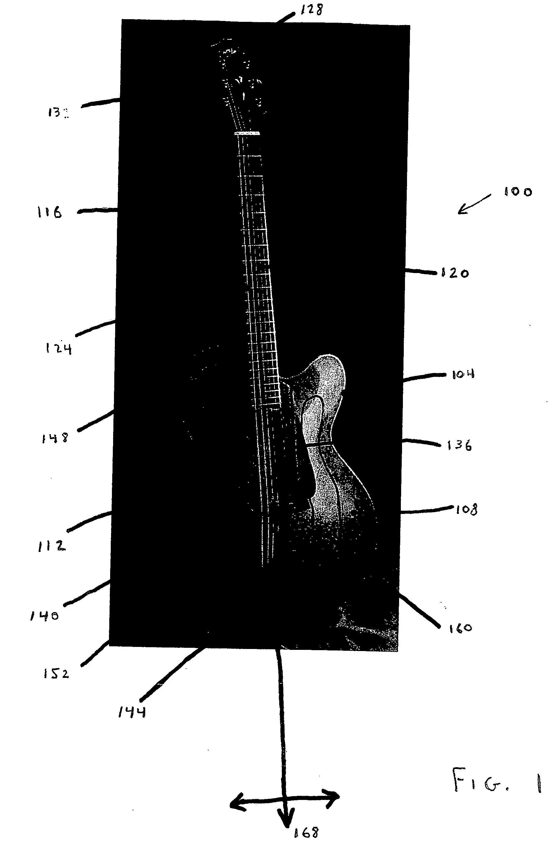 Stringed musical instrument having a hybrid arch-top and flat-top soundboard