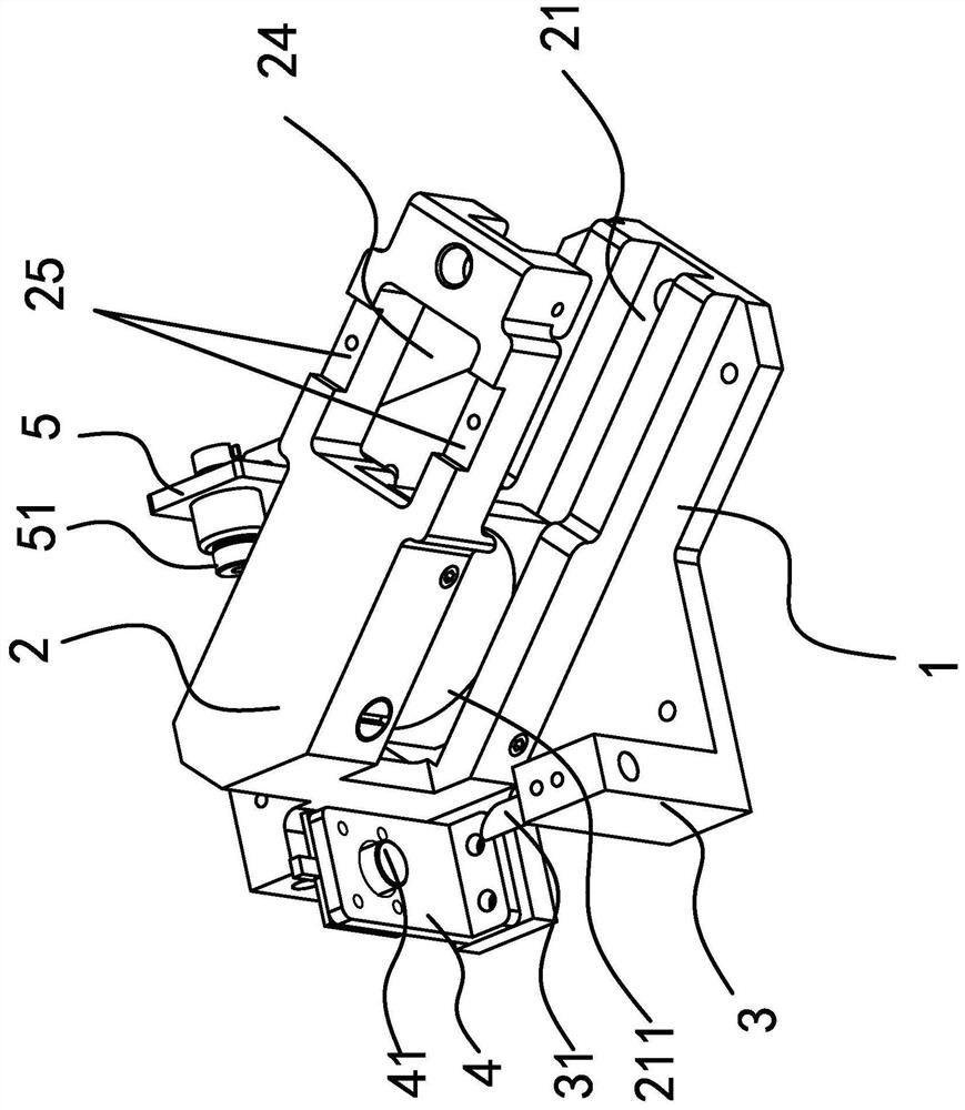 Swinging device for interferometer