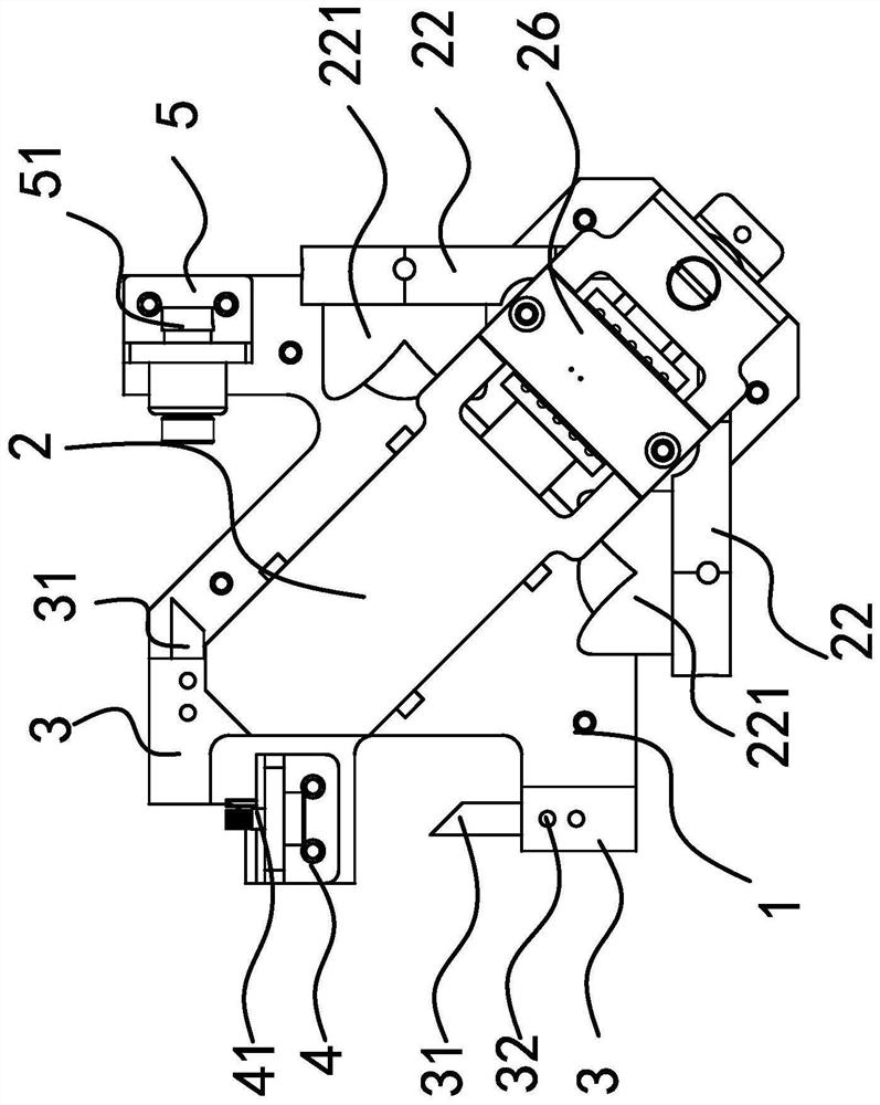 Swinging device for interferometer