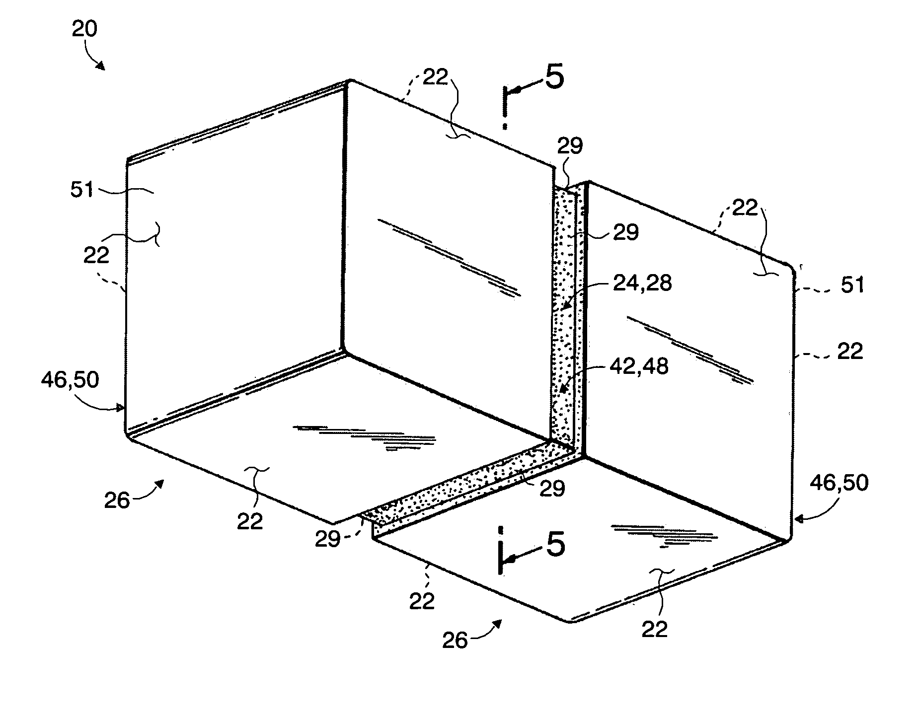 Orientation-insensitive ultra-wideband coupling capacitor and method of making