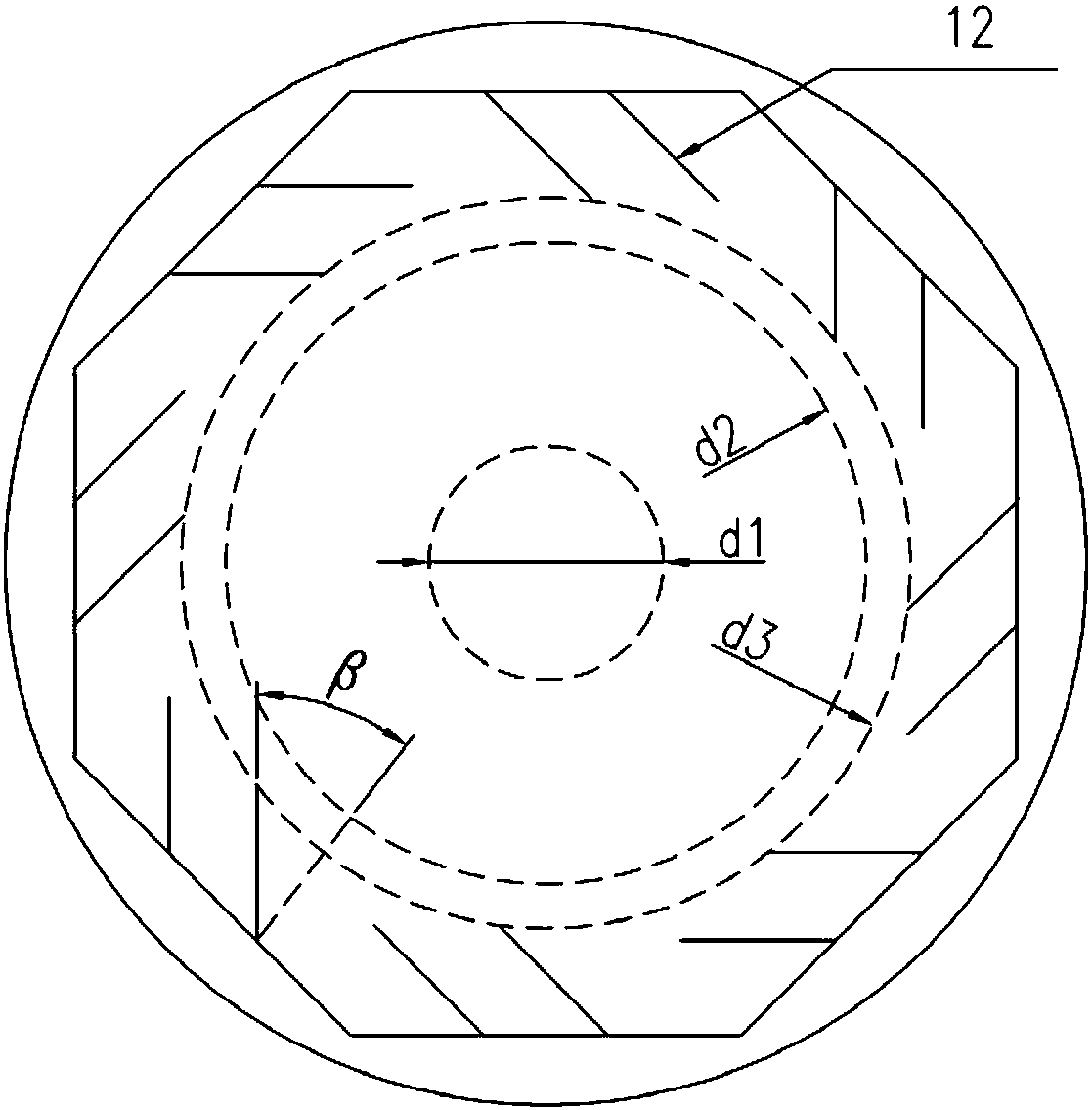 Gasification furnace with radiation heat exchange and gasification method