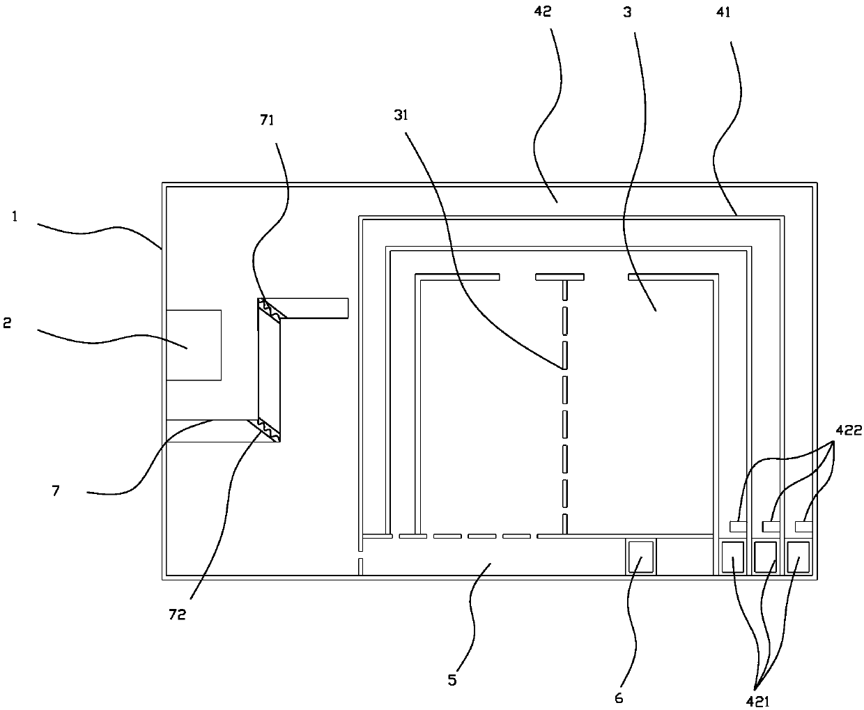 Ultra-low temperature access system and working method thereof