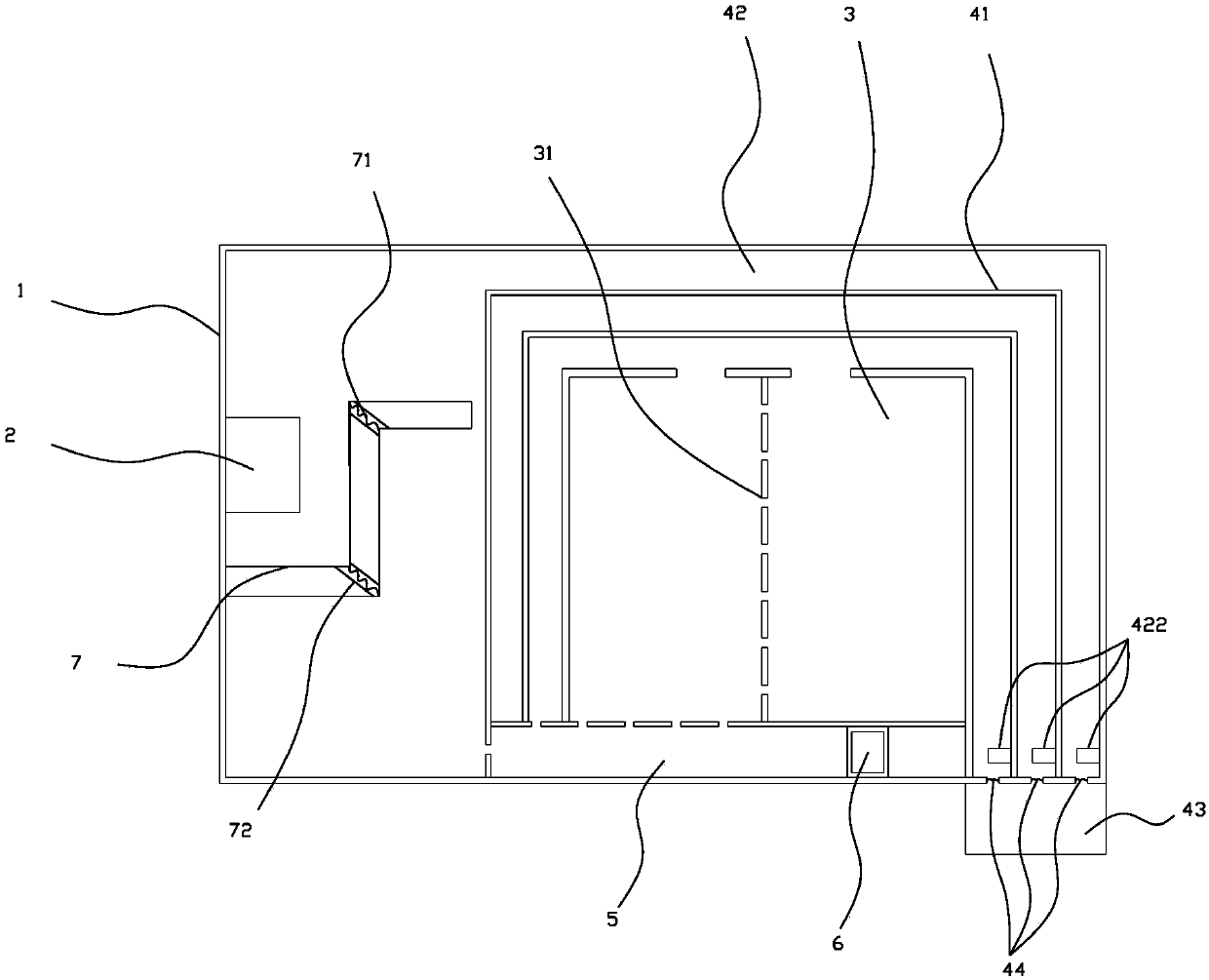 Ultra-low temperature access system and working method thereof